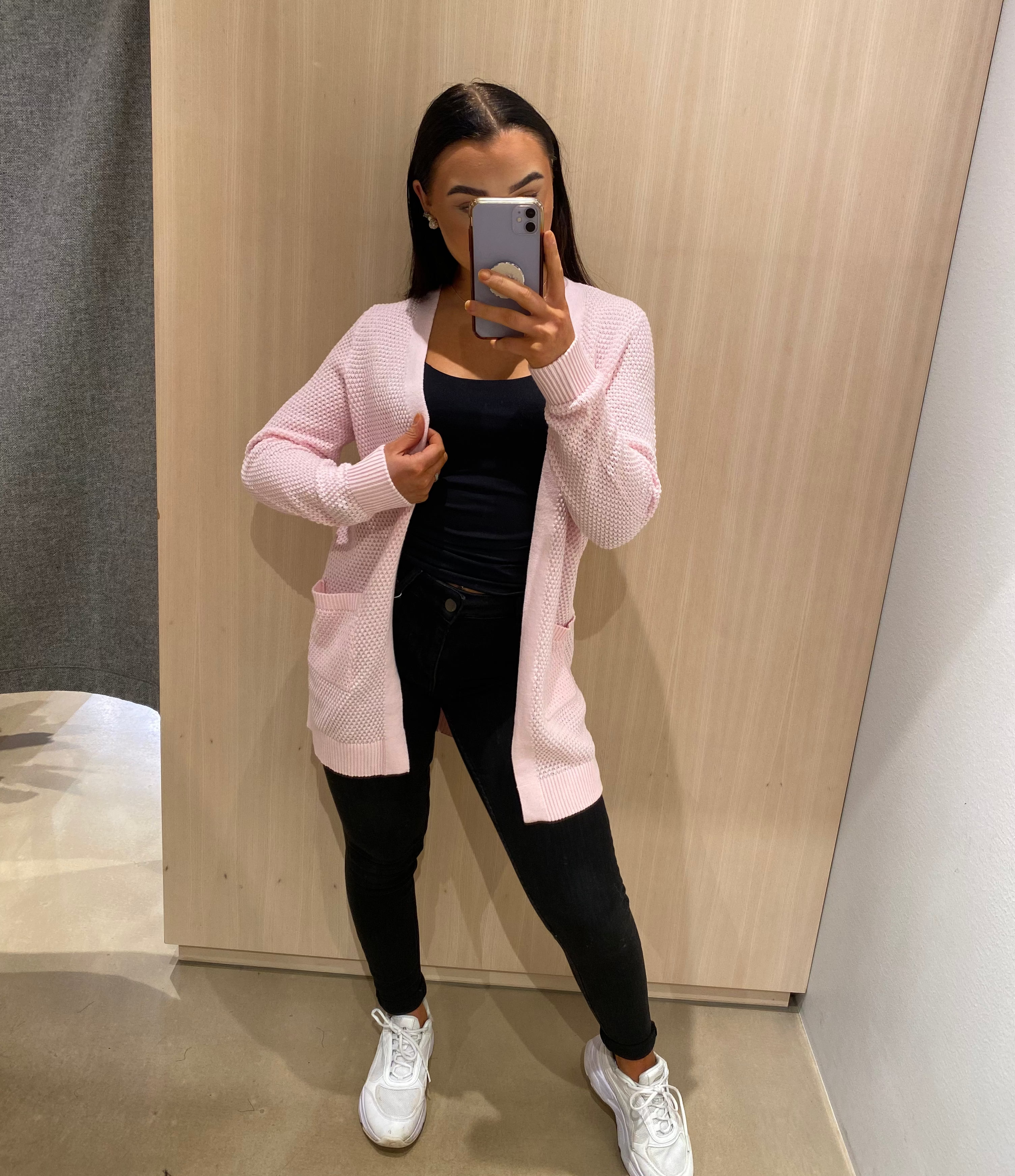 VIDALO Knit Cardigan - Cherry Blossom